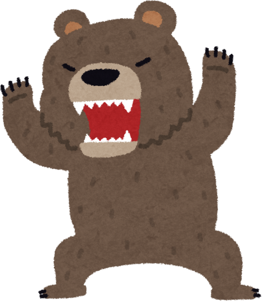 Illustration of a Fierce Roaring Bear